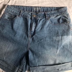 Denim shorts